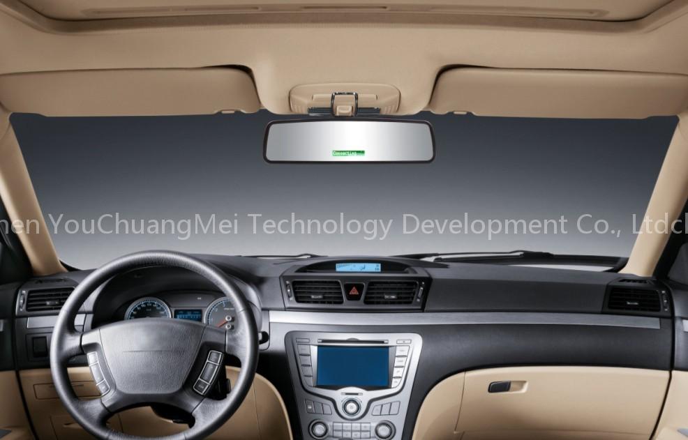 Bluetooth handsfree car kit rearview mirror