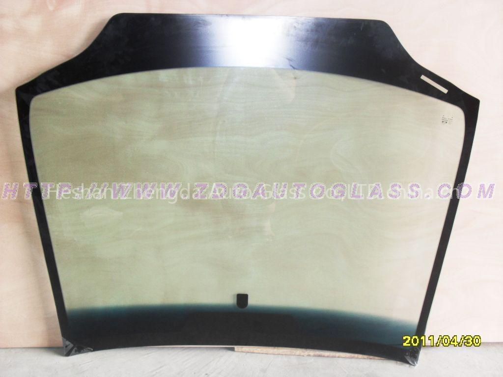 Autoglass & frame with sliding glass
