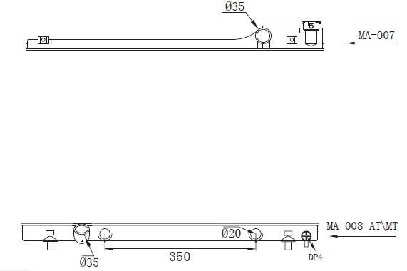 MAZDAauto radiator tank