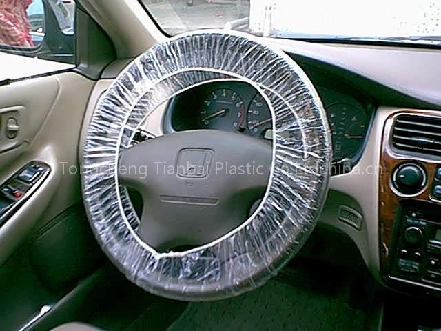 Plastic car steering wheel cover