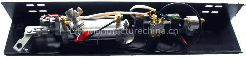 Pneumatic swing-in pump