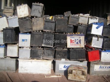 Drained Dried Battery scrap
