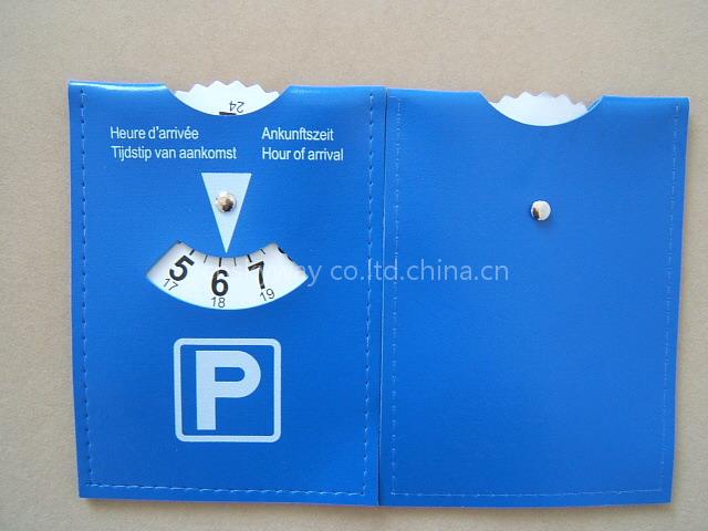 PVC leather Parking Disc parking disk