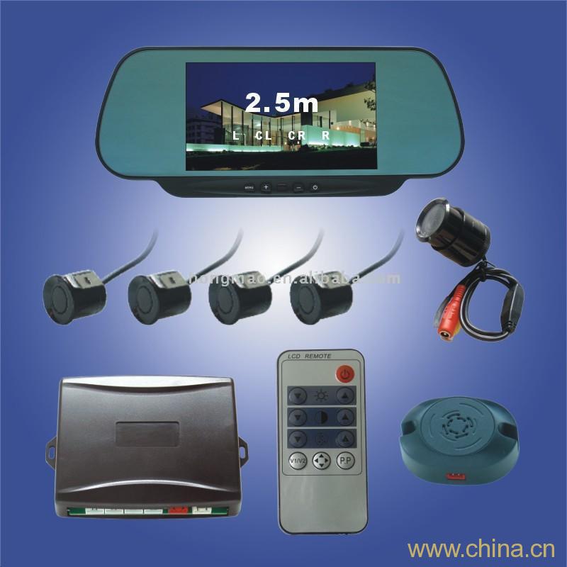 Multimedia Voice Indication Parking Sensor System with Monitor, Compatible with Car Video System