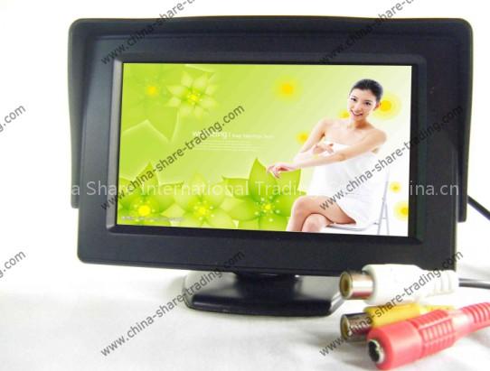 4.3 inch LCD TFT STAND-HAT Rearview Monitor