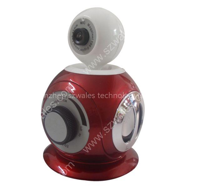 PC Camera , Sound Box , Mike In One Web-cam