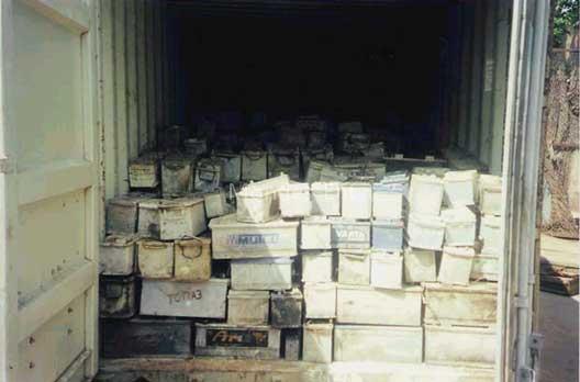 Drained Battery Scrap Avaliable