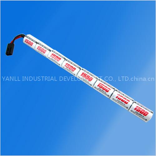 Aiirsoft Gun Battery 9.6V 1500mAh