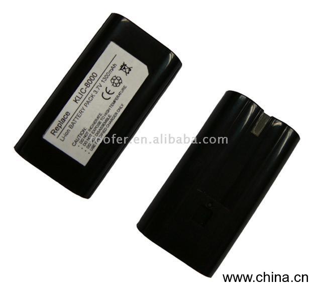 Camera Rechargeable Battery for Kodak KLIC-8000
