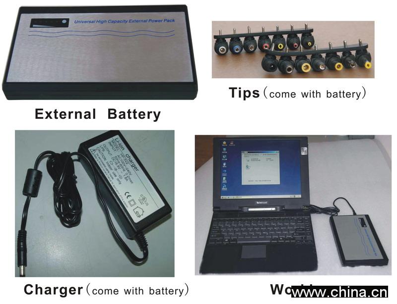 Universal Laptop External Battery Pack