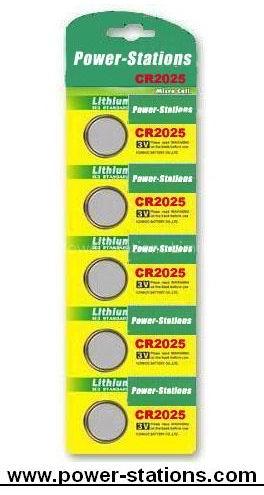 Lithium Button cell 3.0V CR2025