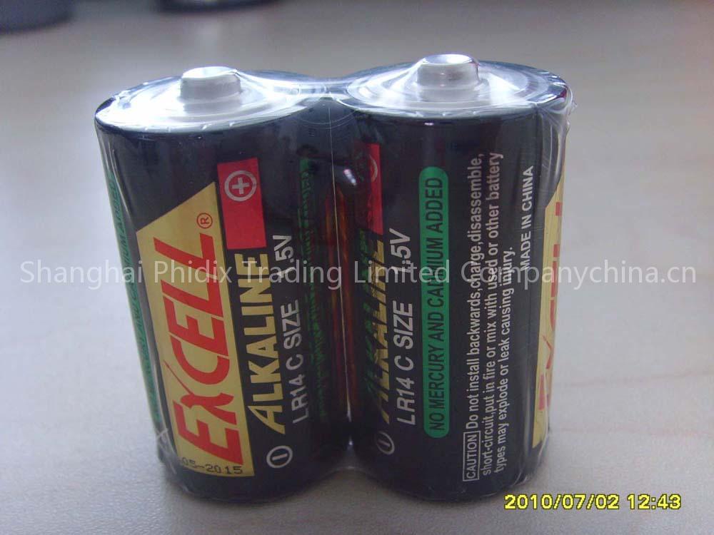 EXCELL C/LR14 ALKALINE BATTERY