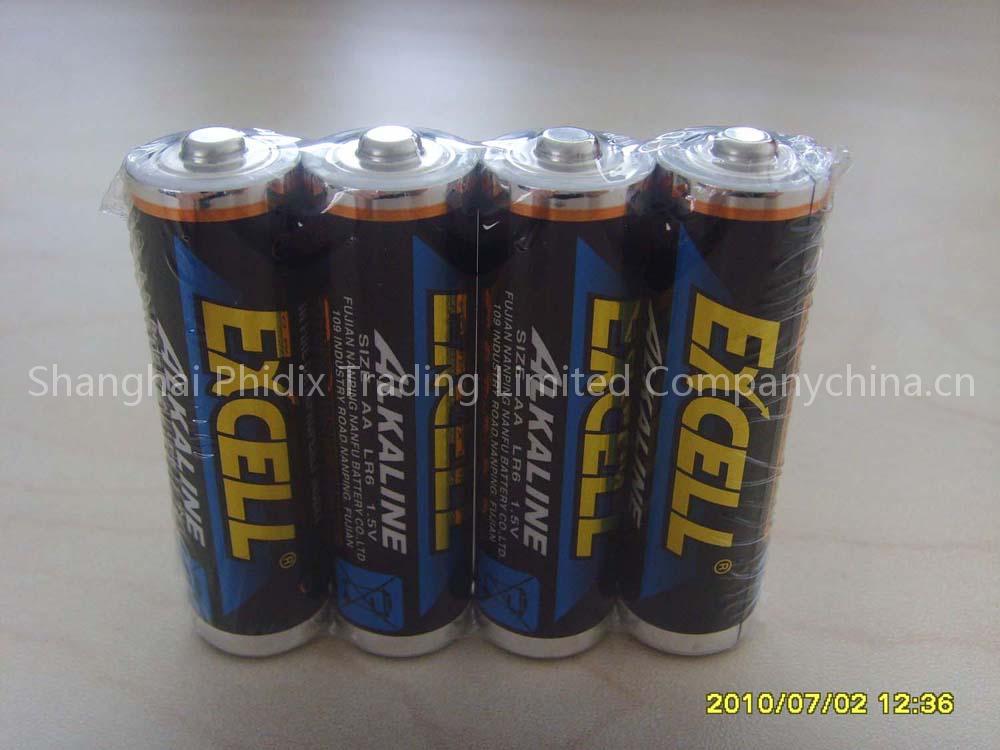 EXCELL AA/LR6 ALKALINE BATTERY
