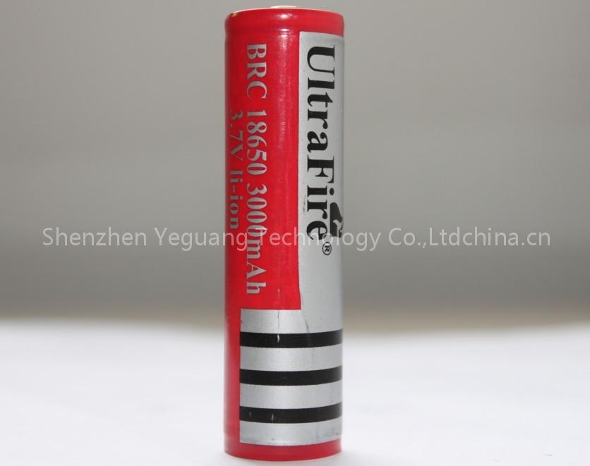 Large capacity 18650 3000mAh Li-ion Rechargeable Battery