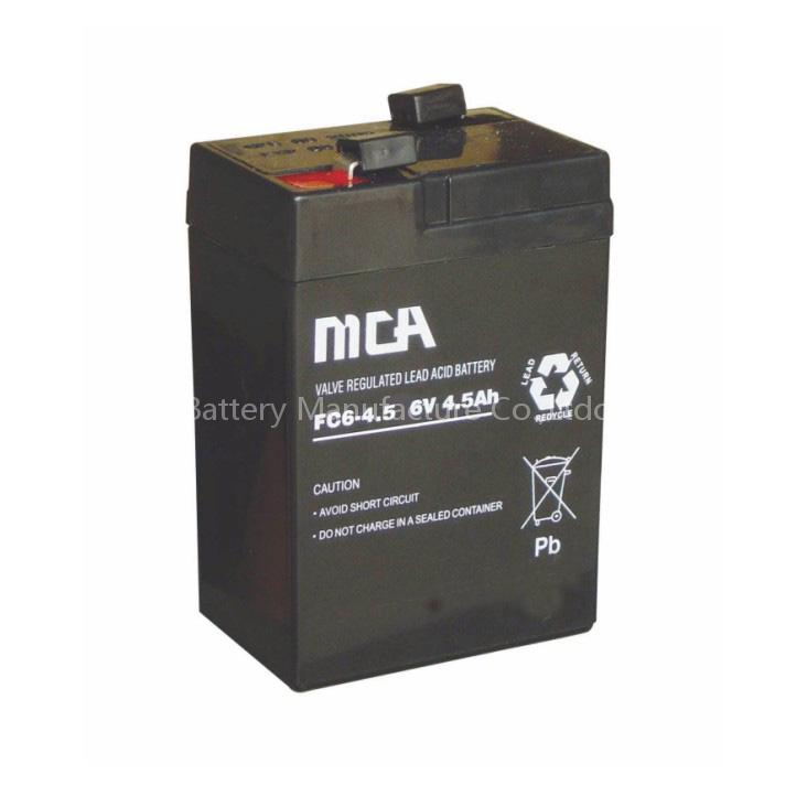 Sealed Lead Acid Battery 6V4.5AH