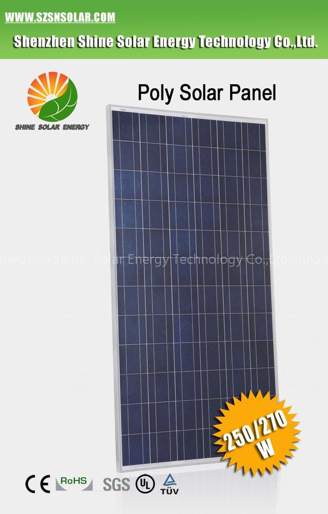 250-270W poly solar panel