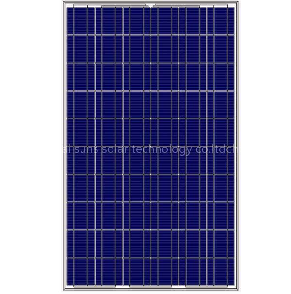 Polycrystalline solar panels modules