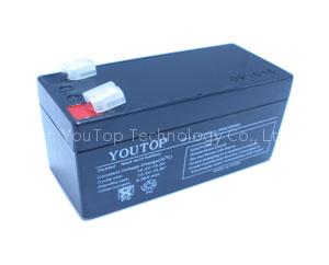 12V 1.3A lead acid battery
