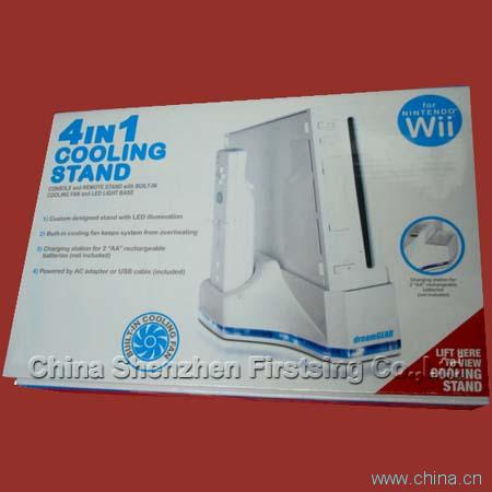 Nintendo Wii 4in1Multi-function Blue Light Stand