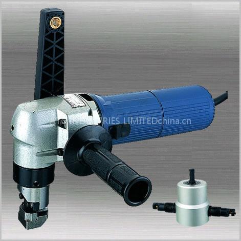 Electric Steel Plate Cutting Machine,Electric Portable Steel Sheet Cutter,Double Heads Cutter,Nibbler,Cutting Head