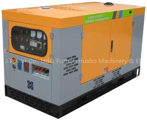 Water-cooled diesel generator set