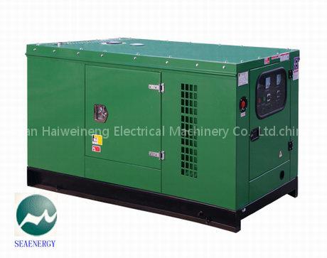 Silent diesel generator set