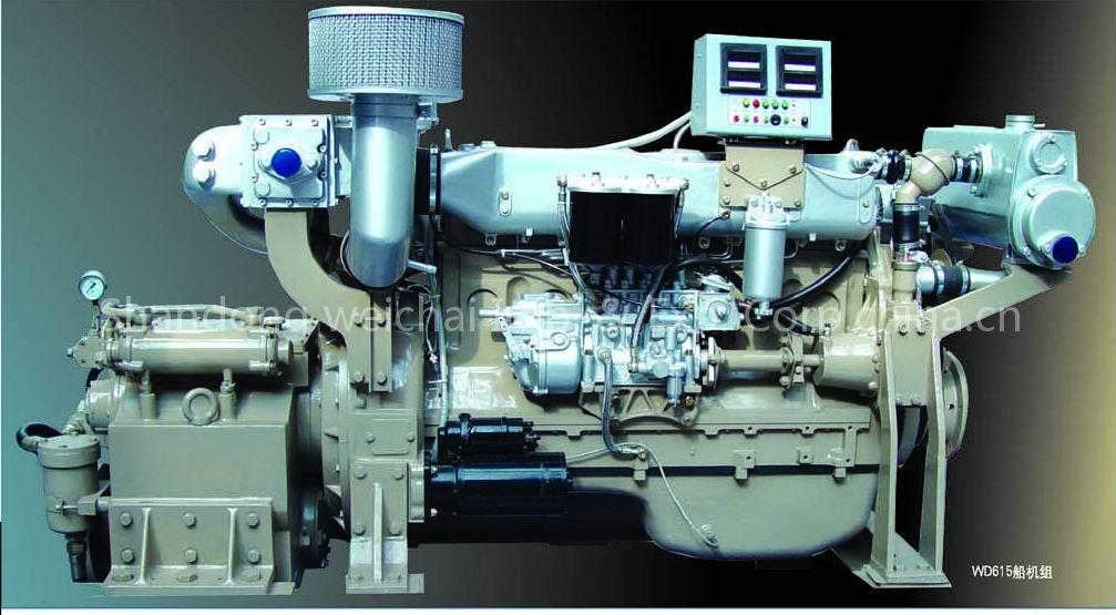 Marine engine sets
