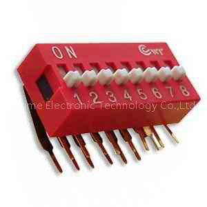 8way right-angle type dip switch