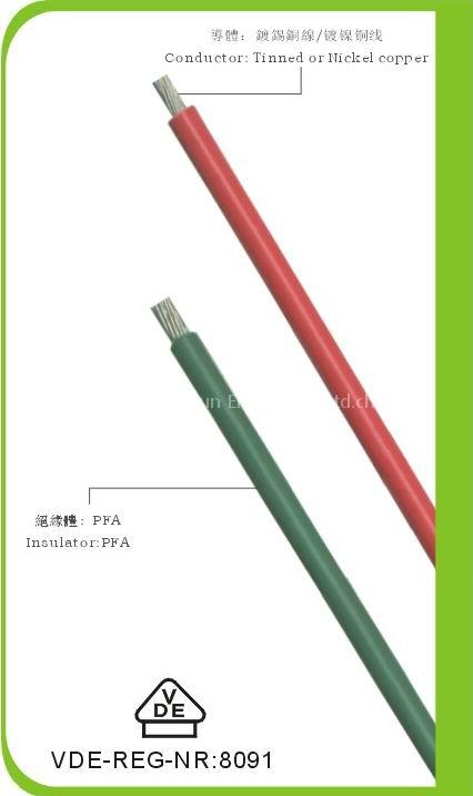 VDE certified Teflon-insulated Cable