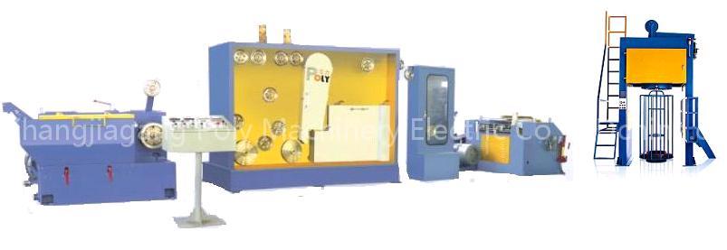 Medium wire drawing machine