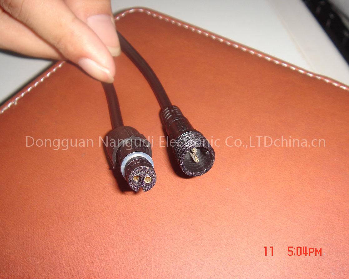 2 core waterproof connector