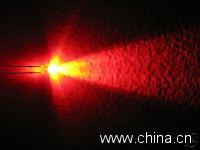 3mm red 25degree water clear led 2500mcd