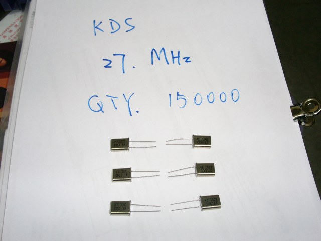 Hong Kong Crystal Oscillators 27Mhz