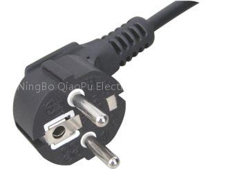 EU Schuko plug|CEE 7/7 European power cord|europe extension cord|AC Power cord|European Style YOO3/D03