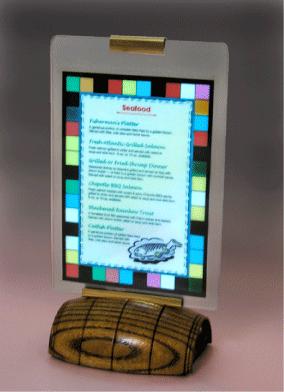 Hong Kong EL Flash Light Menu Stand