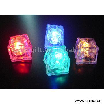 Flashing LED Ice Cube