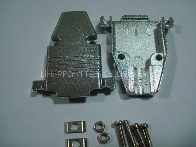 Metal Hood for D-SUB 9/15/25/37/44/68 P Zinc Alloy