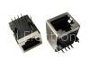 1X1 RJ45 modular jack with transformer