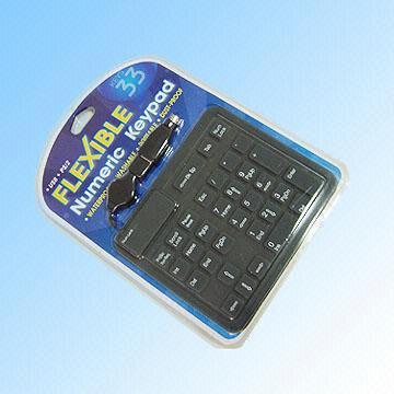 Hong Kong Mini Foldable Roll Up Flexible Numeric Keypad And Keyboard