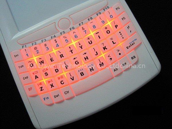 2.4G KP-810-05 Mini Wireless Keyboard With Touch Pad and Laser