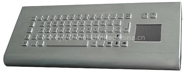 IP65 vandal proof metal desktop keyboard with touchpad