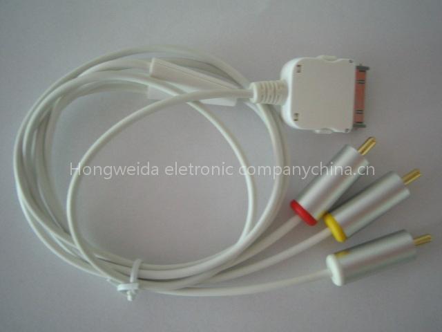 av cable ,ipod av cable .iphone av cable