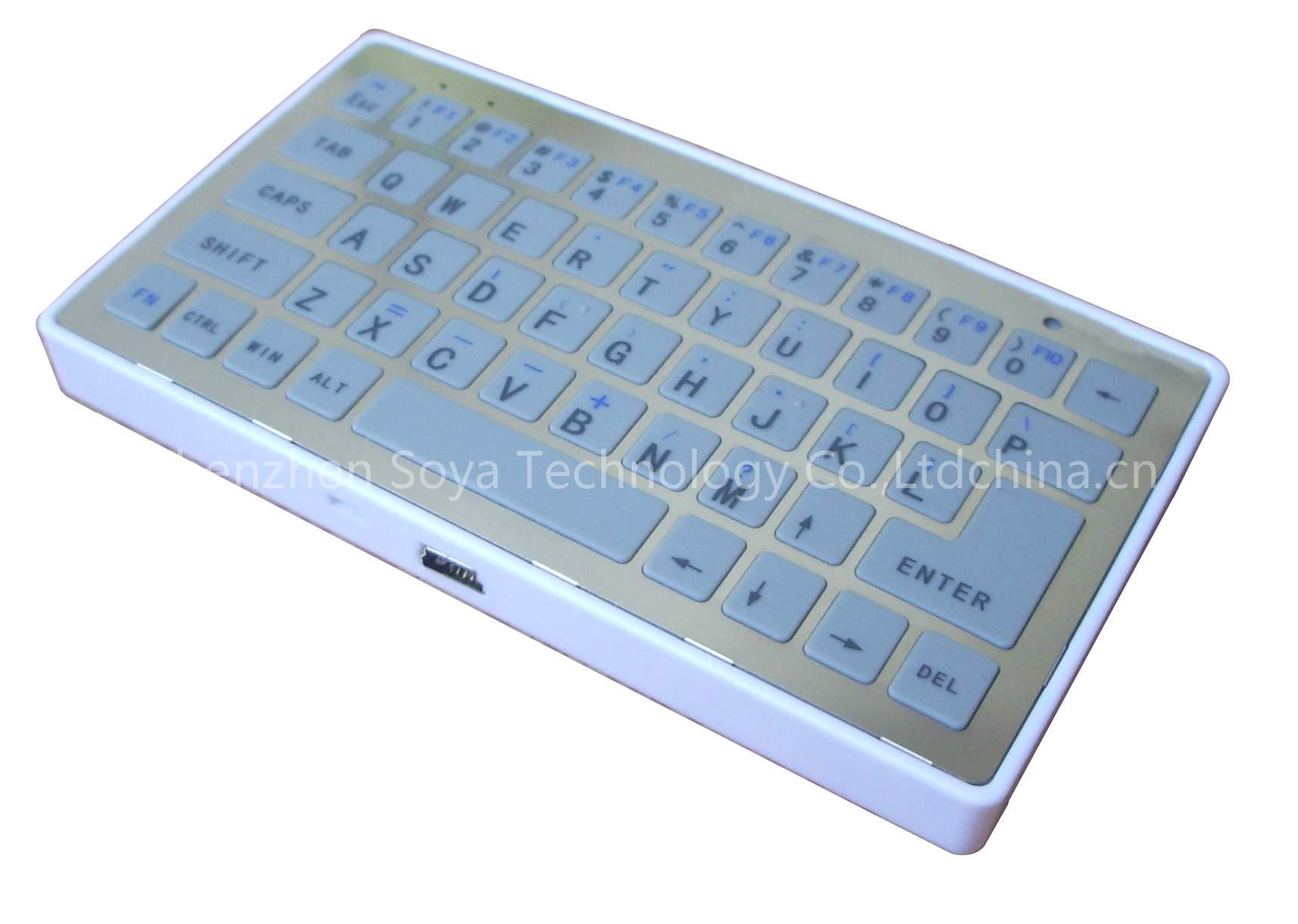 Palm size bluetooth keyboard keyboard