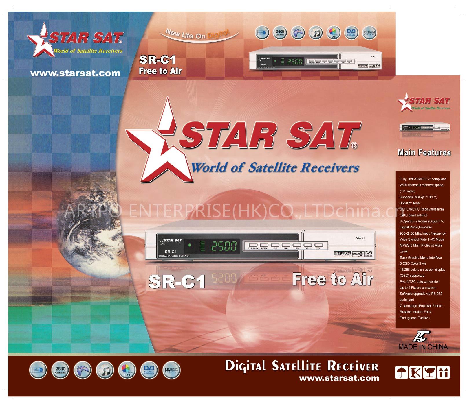 Samsat FTA receiver samsat SR-C1