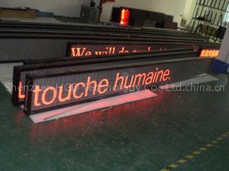 led moving sign, led display