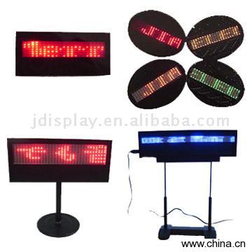 Mini Led Sign / Badge / Message