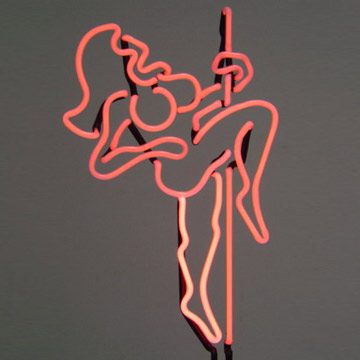 Neon Dancing Girl