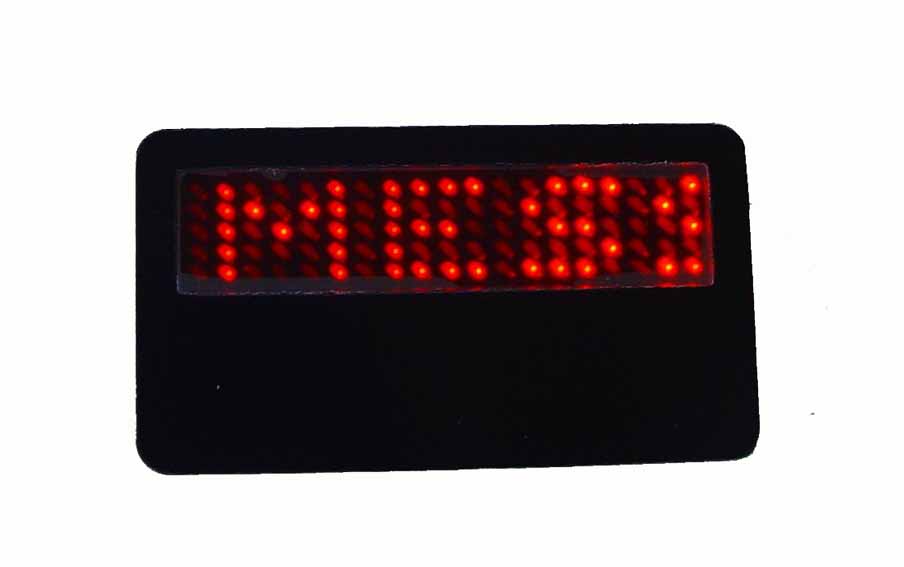 India LED Message Scrolling Tag