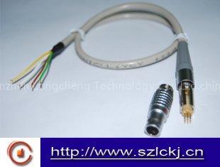 Cable assembly for medical treatments and medical device (Medical cable)