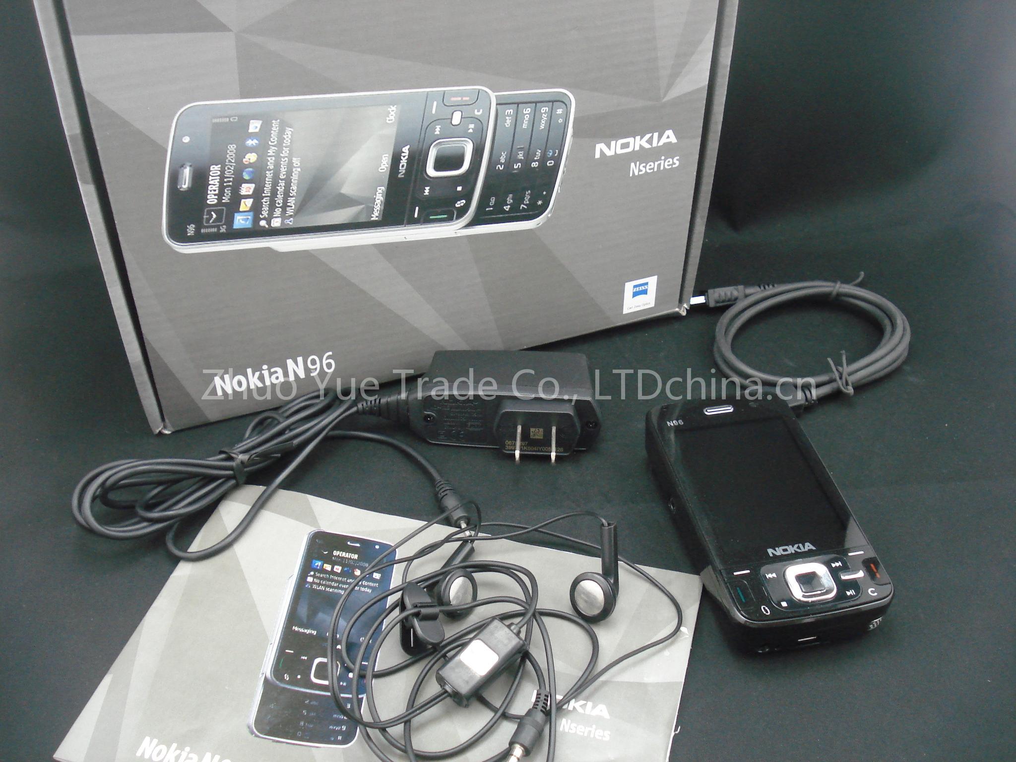 NEW NOKIA N96 BLACK 16GB UNLOCKED PHONE 5MP WIFI+ GIFTS